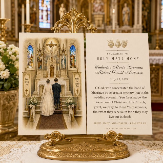 Traditional Nuptial Mass Catholic Wedding Prayer  (Creator Uploaded)