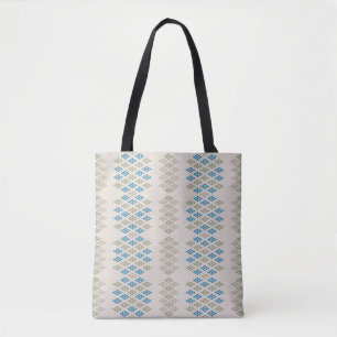 Traditional Ogee Motif Tote Bag 