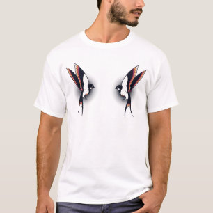 Traditional old-school tattoo-style birds T-Shirt
