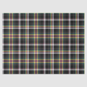 Traditional Olive Green Tartan Pattern Modern Tissue Paper
