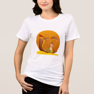 Traditional Onam Festival Tri-Blend Shirt