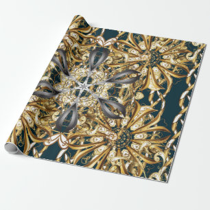 Traditional orient ornament. Classic vintage backg Wrapping Paper
