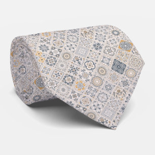 Traditional ornament Portuguese and Spanish Boho Tie