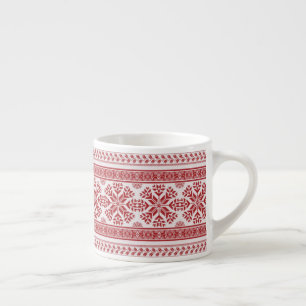 Traditional Palestinian Tatreez Expresso Mug