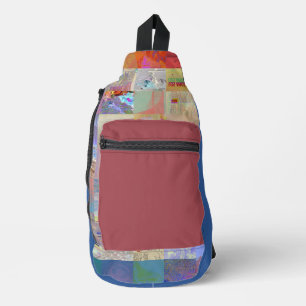 Traditional Patchwork Geometric Pattern Bag