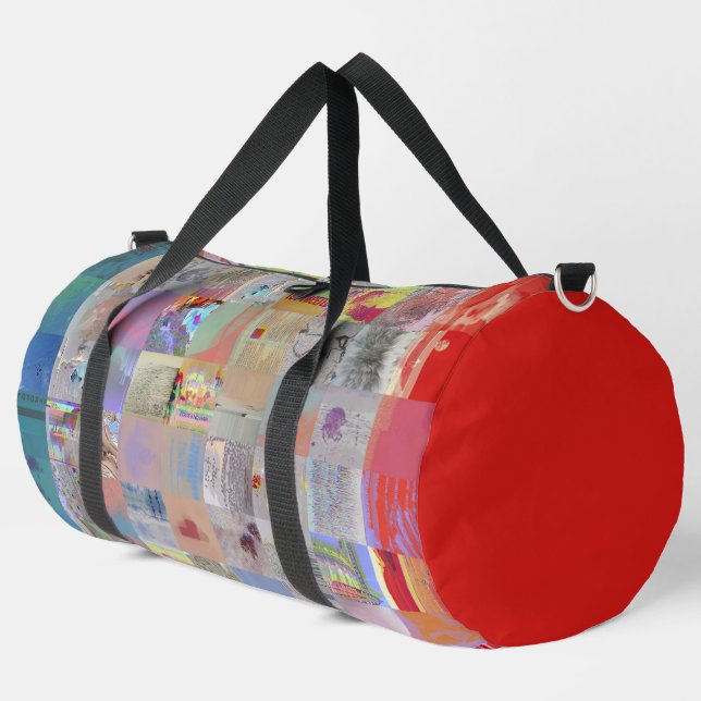 Traditional Patchwork Geometric Travel Bag (Left Corner)