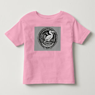 Traditional Pelican & Lucky Horseshoe Flash Toddler T-Shirt