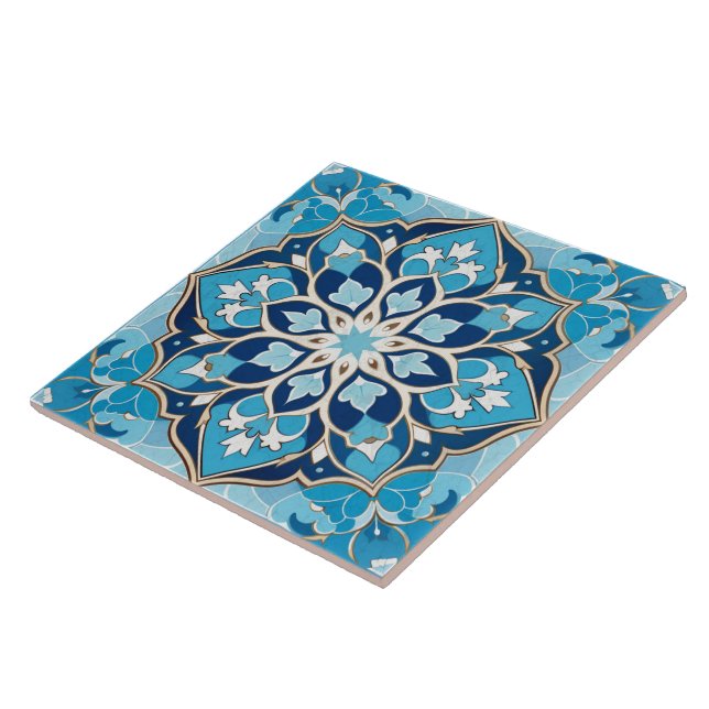Traditional Persian Traditional Ornamental Art 2 Tile (Side)