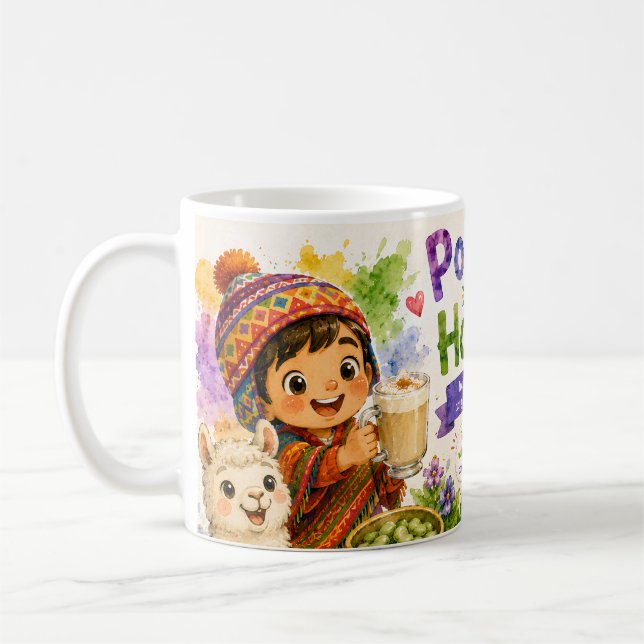 TRADITIONAL PERUVIAN DRINK COFFEE MUG (Left)