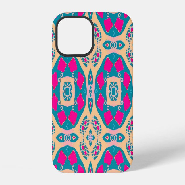 Traditional, Peruvian patchwork, tile pattern iPhone Case (Back)
