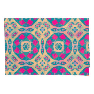 Traditional, Peruvian patchwork, tile pattern Pillowcase