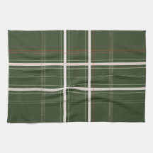 Traditional Plaid Cosy Cabin Olive Green Christmas