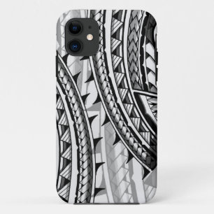 Traditional Polynesian tribal design/tattoo Case-Mate iPhone Case