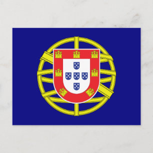 Traditional Portugal Coat of Arms Patriotic Gift Postcard