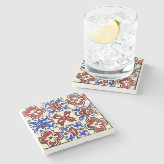 Traditional Portuguese Art Stone Coaster (Side)
