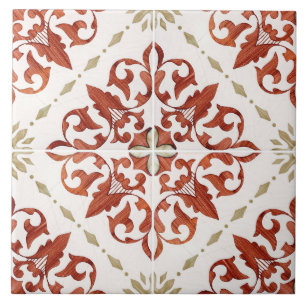 Traditional Portuguese glazed Tile