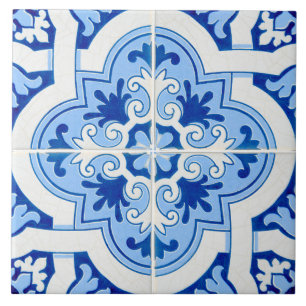 Traditional Portuguese glazed Tile
