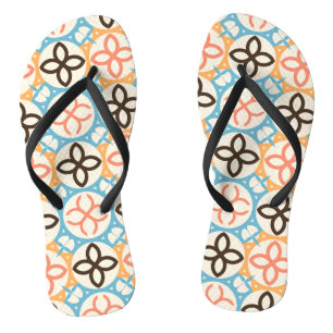 Traditional Portuguese Spanish Moroccan Mosaic Jandals