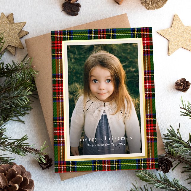 Traditional Red Green Plaid Merry Christmas (Creator Uploaded)