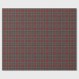 Traditional Red & Green Scottish Tartan Plaid Wrapping Paper