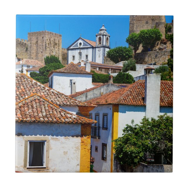 Traditional Red Roof Houses | Portugal Tile (Front)