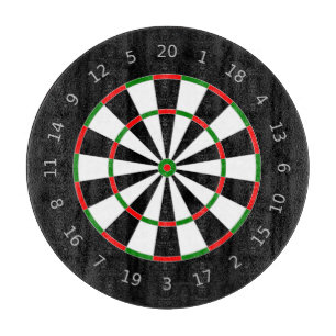Traditional Regulation Dartboard Design Cutting Board