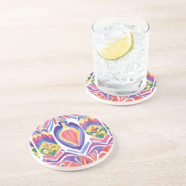 traditional Romanian decor Coaster (Side)
