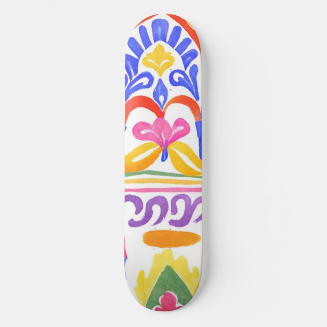 traditional Romanian decor Skateboard (Front)