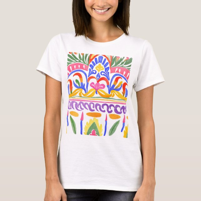 traditional Romanian decor T-Shirt (Front)