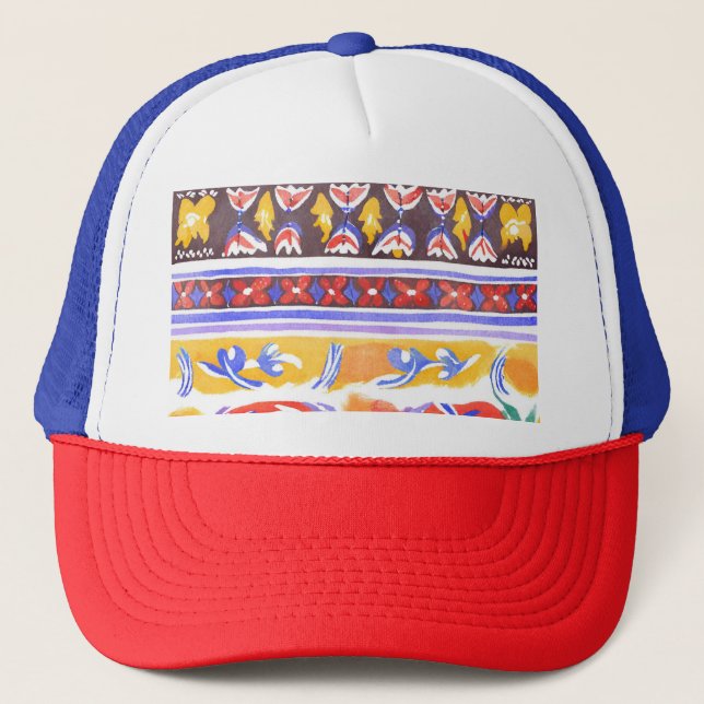 traditional Romanian decor Trucker Hat (Front)