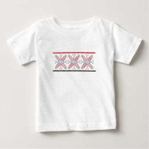 Traditional Romanian folk art motifs Romania 1 Baby T-Shirt