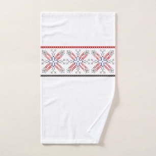 Traditional Romanian folk art motifs Romania 1 Hand Towel