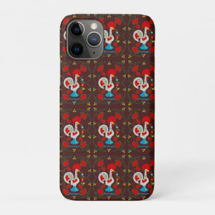 Traditional rooster of Barcelos in white Case-Mate iPhone Case