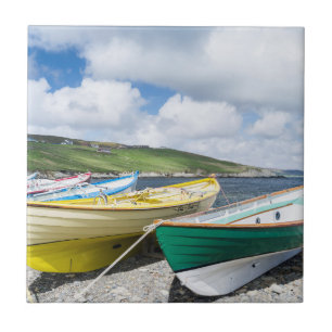 Traditional rowboats tile