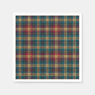 Traditional Royal Scottish Tartan Plaid Pattern Napkin