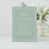 Traditional Sage Green Timeless Wedding