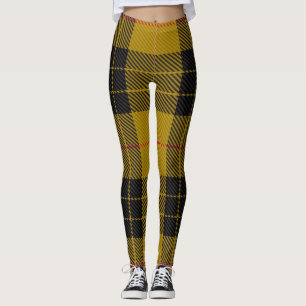 Traditional Scottish Yellow Tartan Leggings
