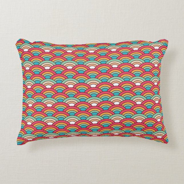 Traditional Seamless Pattern Elegant Design Decorative Cushion (Front)