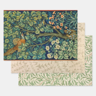Traditional Selection of William Morris Wrapping Paper Sheet