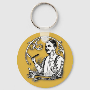 Traditional Shaver's Key Ring