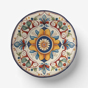 Traditional Sicilian Italian Ceramics  Paper Plate