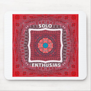 Traditional Sindhi Culture Ajrak Pattern Art Print Mouse Pad