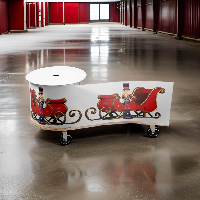 Traditional Sleigh Nutcracker Christmas Satin Ribbon (Creator Uploaded)