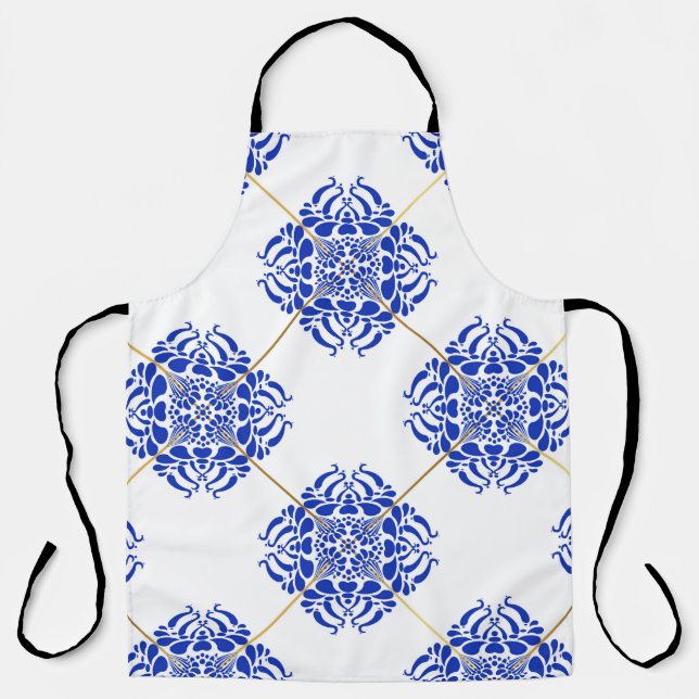 Traditional spain seamless pattern. Spanish cerami Apron (Front)