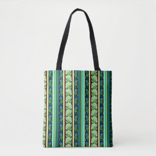 Traditional Sri Lanka Liyawel (leaves pattern) Tote Bag