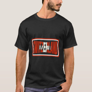 Traditional Switzerland Redwhite Country Flag Swit T-Shirt