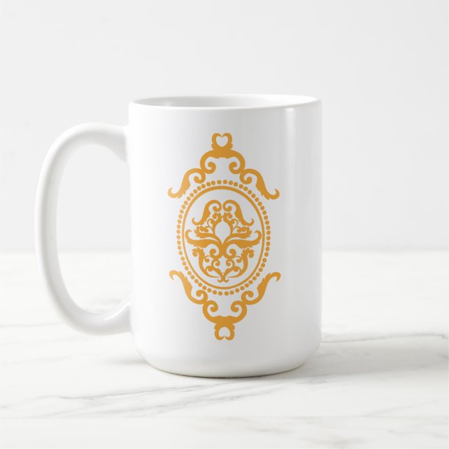 Traditional Tattoo Art Inspired Design Coffee Mug (Left)