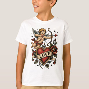 Traditional Tattoo Heart  T-Shirt
