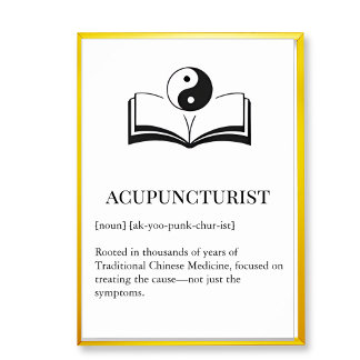 Traditional TCM Wall Art for Acupuncturist
