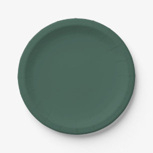 Traditional - Teal Green Paper Plates